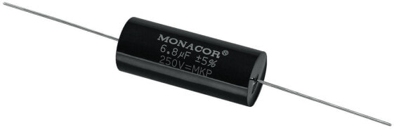 MONACOR MKPA-68 - Black - Film - Cylindrical - 6800 nF - 250 V - 45 mm