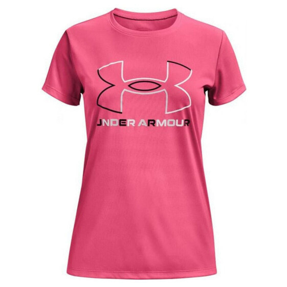 Women’s Short Sleeve T-Shirt Under Armour Big Logo Pink