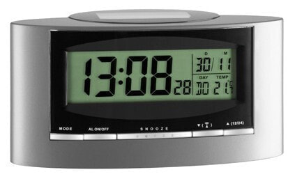Метеостанция TFA Digital alarm clock 98.1071 Black Silver 12/24h 0-50 °C F °C LCD