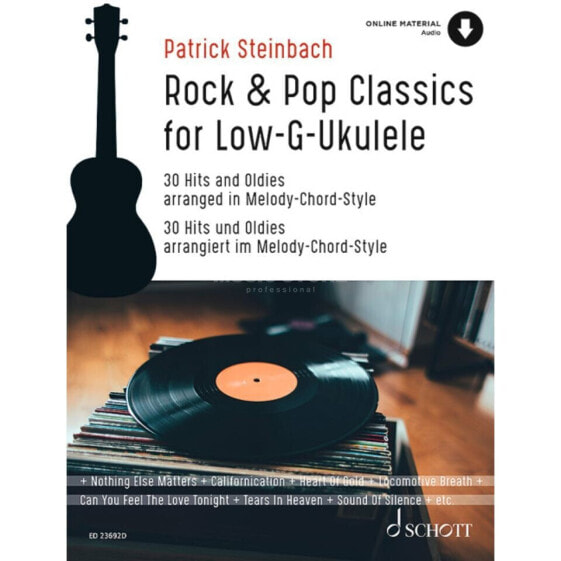 Schott Music Rock & Pop Classics for "Low G"-Ukulele