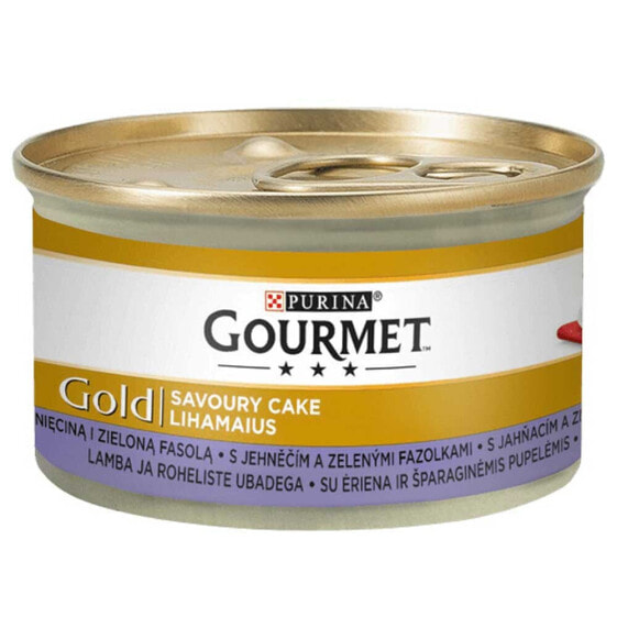 PURINA NESTLE Gourmet Gold Savoury Cake With Lamb And Green Beans 85g Wet Cat Food