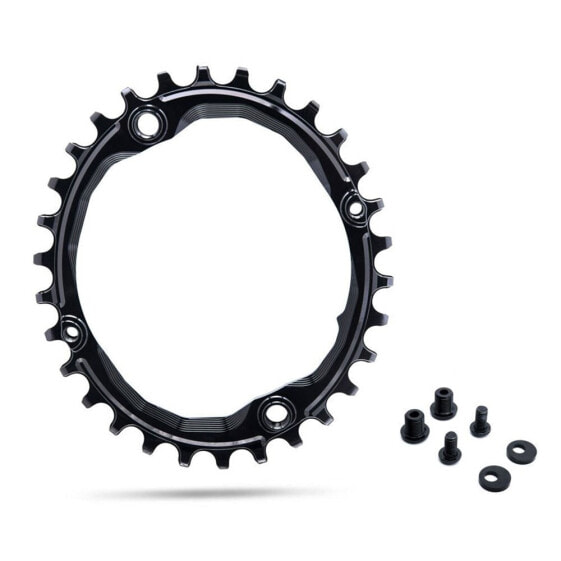 ABSOLUTE BLACK Oval Integrated Thread 104 BCD chainring