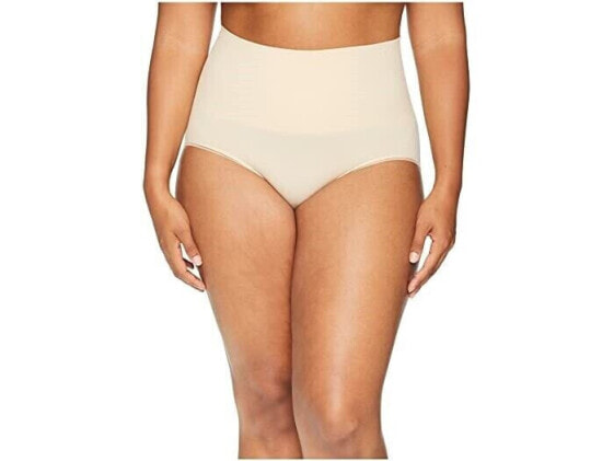 Yummie 186670 Womens Plus Size Seamlessly Brief Shapewear Frappe Size 1X/2X