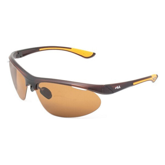 Солнечные очки унисекс Fila SF228-99PMBRN Коричневый обтекаемые
