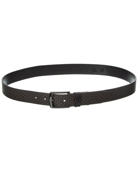 Ted Baker Conaby Printed Leather Belt Men's