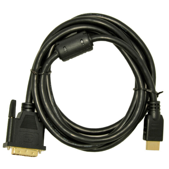 Akyga AK-AV-11 - 1.8 м - HDMI Type A (Стандарт) - DVI-D - Мужской - Мужской - Прямой - Кабель HDMI-DVI 1.8 м
