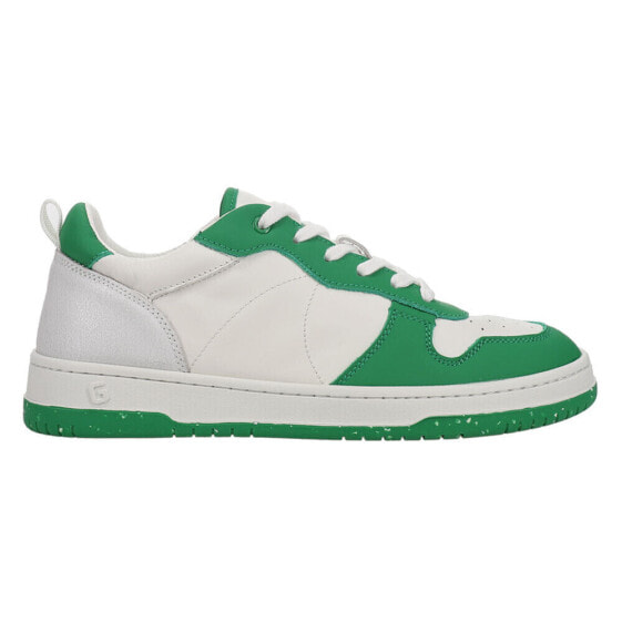 Vintage Havana Gadol Perforated Lace Up Womens Green, White Sneakers Casual Sho