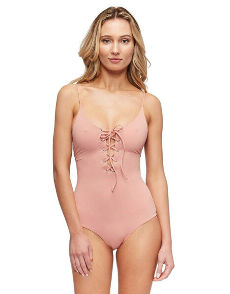 Tavik Women's Monahan One Piece Swimwear Sz. Small (Rose Dawn) 150159