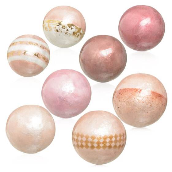 шары CAPIZ Декор Розовый 10 x 10 x 10 cm (8 штук)