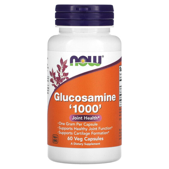 БАД для суставов NOW Глюкозамин 1000, 180 овощных капсул