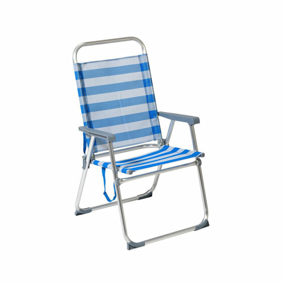 Пляжный стул 22 mm Лучи Синий Алюминий 52 x 56 cm (52 x 56 x 92 cm)