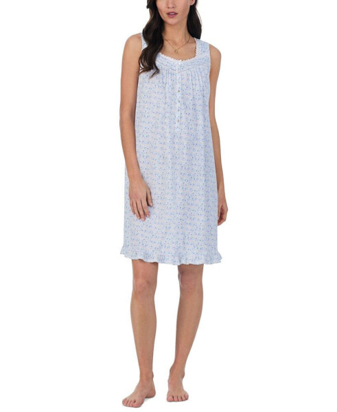 Women's Cotton Lace-Trim Nightgown