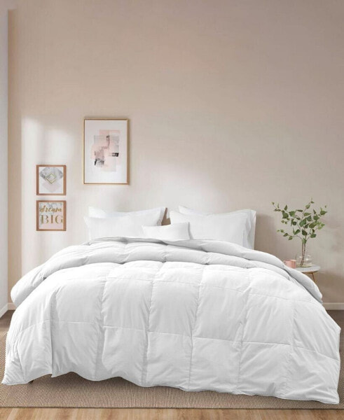 Light Warmth Ultra Soft Down Feather Fiber Comforter, King