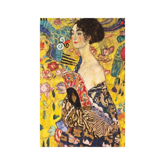 Puzzle Gustav Klimt Dame mit Fächer