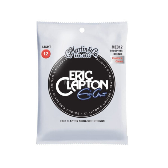 Martin Guitars A-Guitar Strings 12-54 MEC12 Clapton's Choice