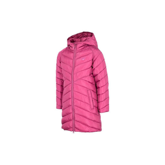 Куртка для девочек 4F темно-розовая HJZ22 JKUDP003 53S