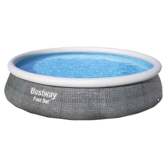 Бассейн Bestway Fast Set Rattan 396x84 cm Round Inflatable Pool