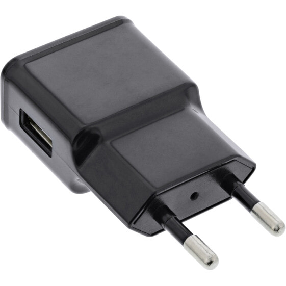 InLine USB Power Adapter Single - 100-240V to 5V/1.2A black
