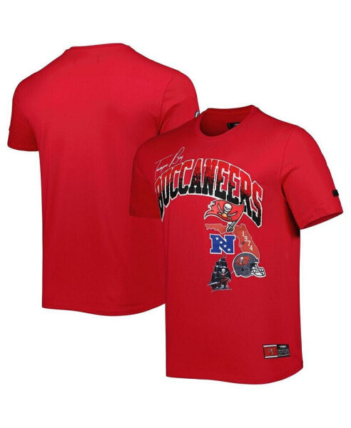 Men's Red Tampa Bay Buccaneers Hometown Collection T-shirt