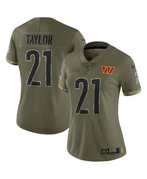 Women's Sean Taylor Olive Washington Commanders 2022 Salute To Service Retired Player Limited Jersey