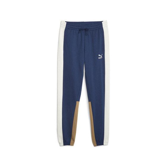 Puma Classics Block Sweatpants Mens Blue Casual Athletic Bottoms 62133615
