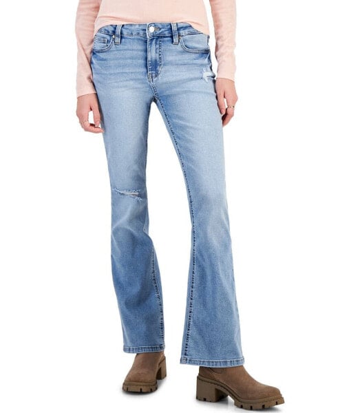 Juniors' Mid-Rise Bootcut Jeans