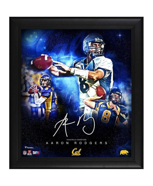 Aaron Rodgers Cal Bears Framed 15" x 17" Stars of the Game Collage - Facsimile Signature