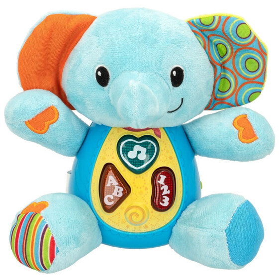 Мягкая игрушка WINFUN маленький слон, который разговаривает с огнями Teddy Multicolor