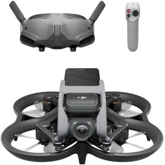 DJI Drone DJI Avata Pro -View Combo - 4K 50 UP und 60ips - + neue Version des Helms (FPV Google 2) - Schwarz