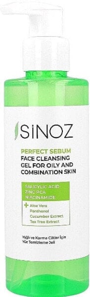 Reinigungsgel für fettige Haut und Mischhaut - Sinoz Perfect Sebum Face Cleaning Gel for Oily & Combination Skin 200 ml