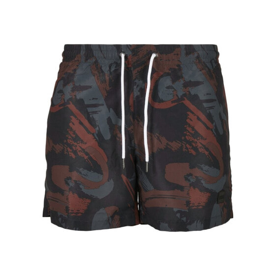 URBAN CLASSICS Pattern swimming shorts