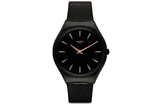 Часы наручные Swatch Irony SYXB101 38*45.6 мм черный циферблат真皮表带