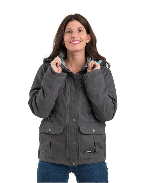 Women's Long Softstone Duck Barn Coat