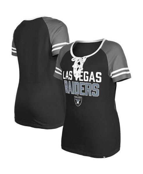 Футболка New Era Las Vegas Raiders черная женская