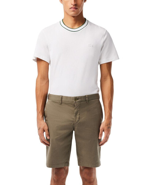 Men's Slim-Fit Solid Bermuda Shorts