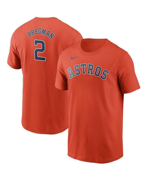 Men's Alex Bregman Houston Astros Name and Number Player T-Shirt