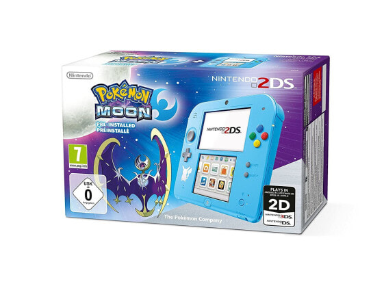 Nintendo 2DS - Konsole (blau) inkl. YO-KAI WATCH (vorinstalliert)