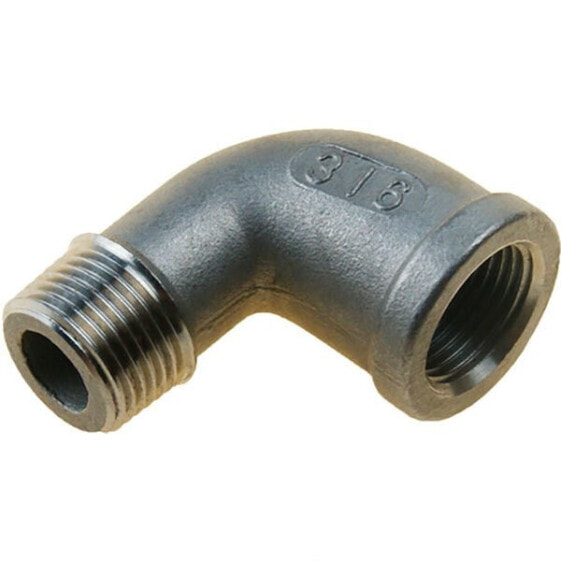 GOLDENSHIP Stainless Steel 90º Male/Female Pipe Elbow