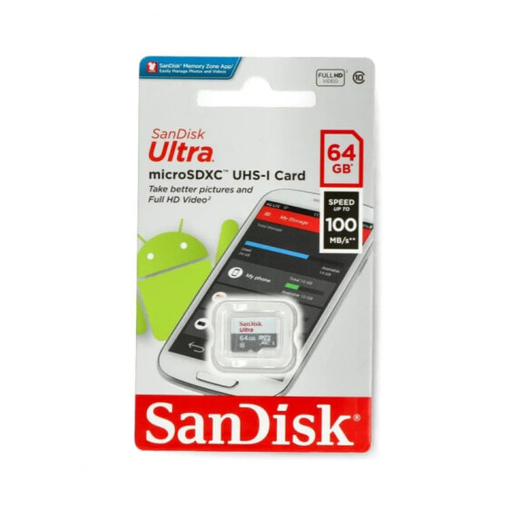 Memory card SanDisk Ultra 533x microSD 64GB 100MB / s UHS-I class 10