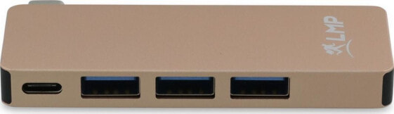 USB-концентратор USB LMP с поддержкой 1x SD, 1x USB-C PD, 1x microSD + 3x USB-A 3.0 (модель LMP-USBC-BASEB-6P-SG)