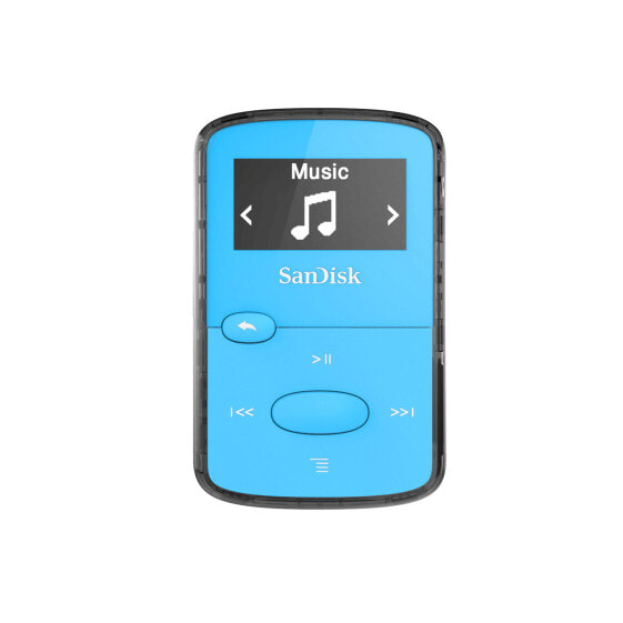 SanDisk Clip Jam - MP3 player - 8 GB - OLED - USB 2.0 - FM radio - Blue