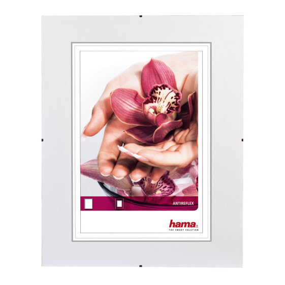 Hama "Clip-Fix" Frameless Picture Holder - anti-reflection glass - 30 x 40 c - Glass - Transparent - Single picture frame - 20 x 28 cm - Clip-Fix - Non-reflective