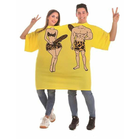 Costume for Adults Double M/L Yellow Troglodyte