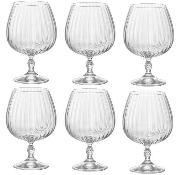 Cognac-Glas America 20's 6er Set