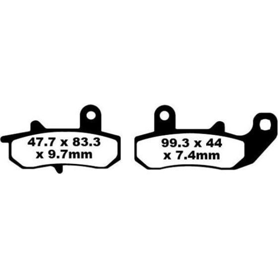 EBC FA Series Organic FA157 Brake Pads