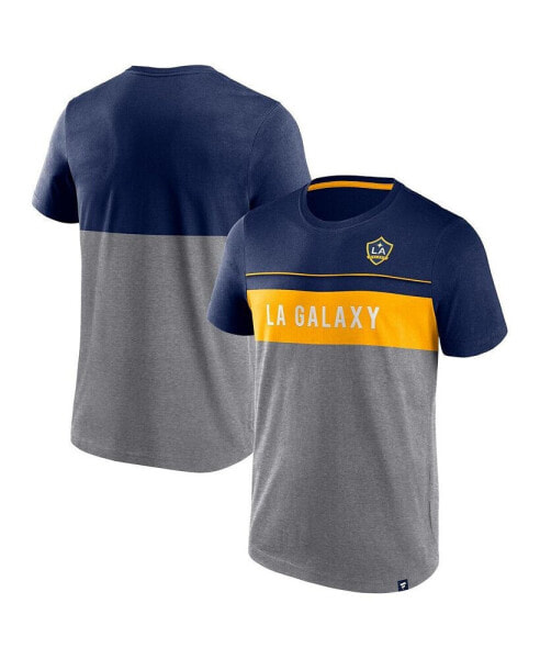Men's Navy, Gray LA Galaxy Striking Distance T-shirt