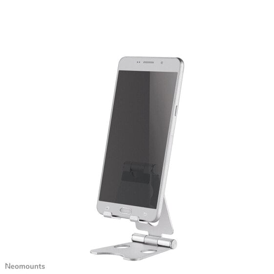 Neomounts by Newstar foldable phone stand - Mobile phone/Smartphone - Passive holder - Desk - Indoor - Silver