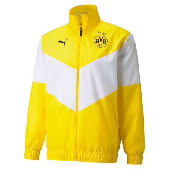 [764295-01] Mens Puma BVB BORUSSIA DORTMUND PREMATCH JACKET