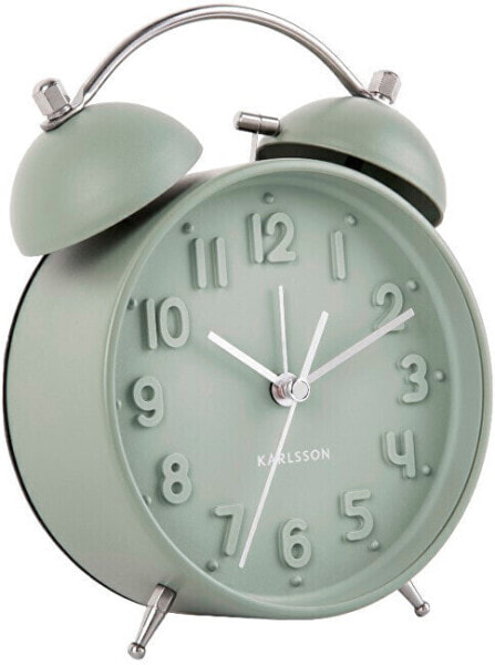Часы будильник Iconic Karlsson KA5784GR