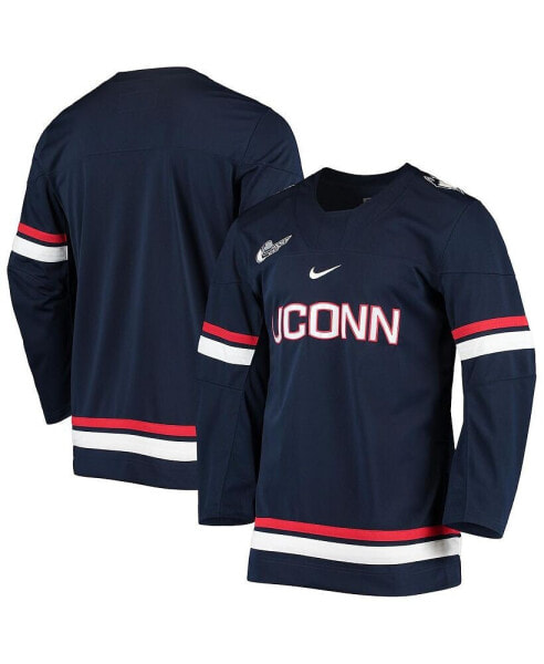 Men's Navy UConn Huskies Replica Hockey Jersey